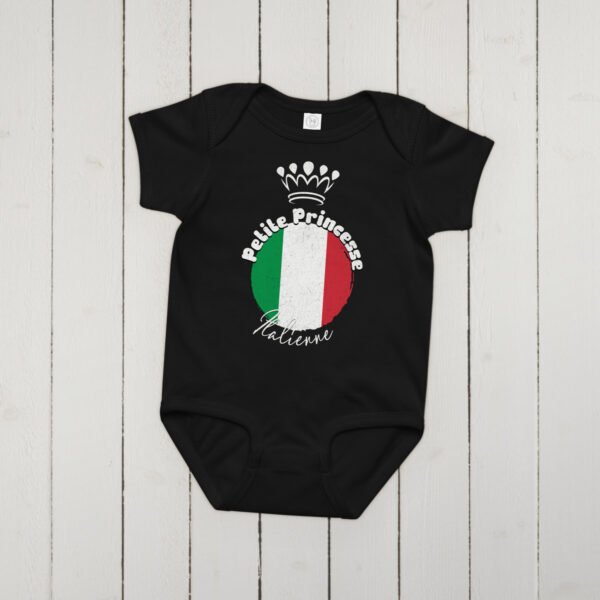 👑 Petite princesse d’Italie – Body bébé cadeau – Image 9