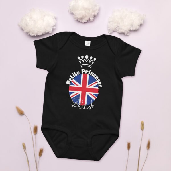 👑 Petite Princesse Britannique — Body bébé fille 100% coton – Image 11