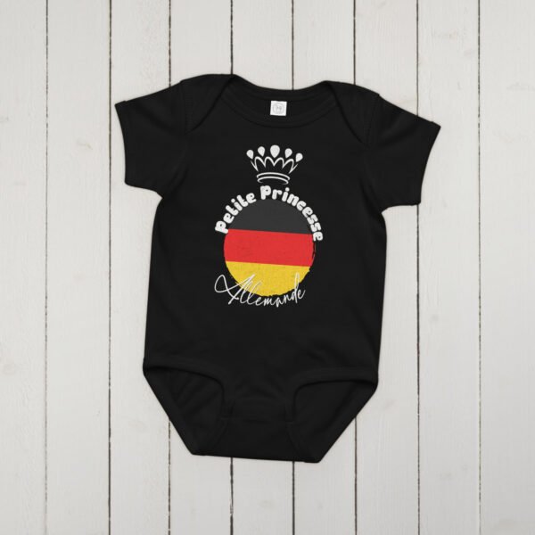 Petite Princesse d'Allemagne — cadeau Body Bébé Fille en Coton – Image 9