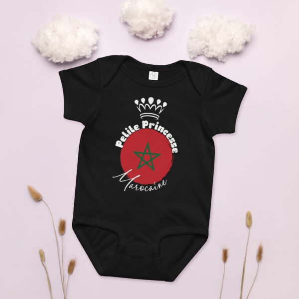 👸 Petite Princesse Marocaine — Body Bébé Fille 100% Coton Doux 🇲🇦 – Image 11