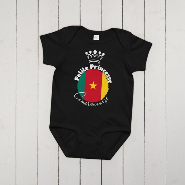 👑 Petite Princesse du Cameroun — Body Bébé Fille 100% Coton – Image 8