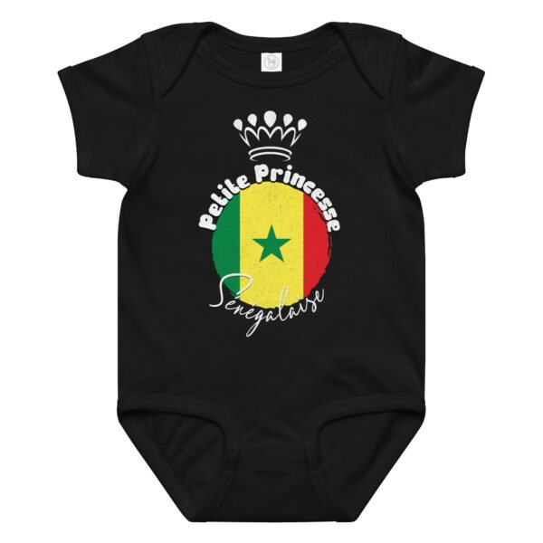 👑 Petite Princesse Sénégalaise — Body bébé fille 100% coton – Image 11