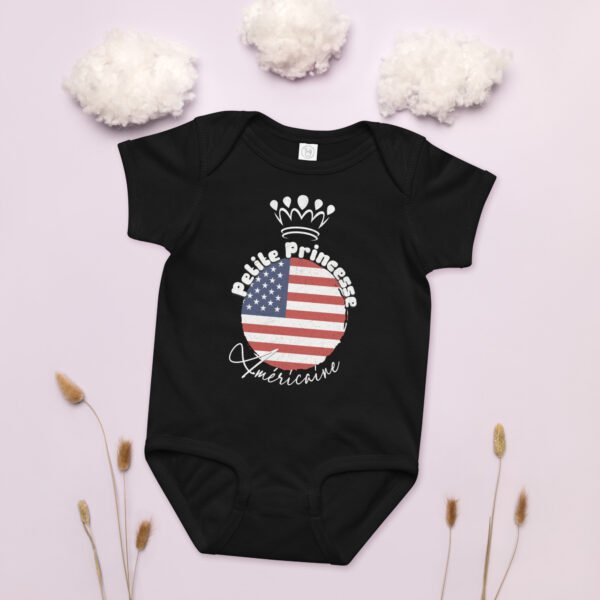 👑 Petite princesse d'Amérique — Body bébé fille 100% coton – Image 11