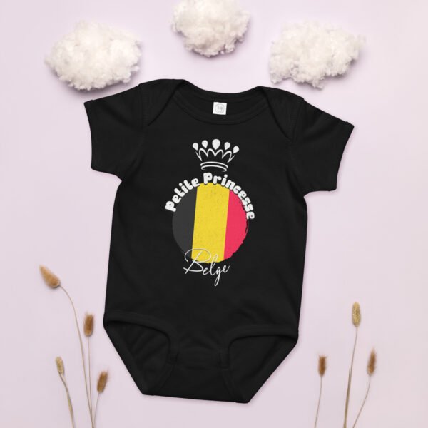 👸 Petite Princesse Belge — Body bébé fille 100% coton – Image 10