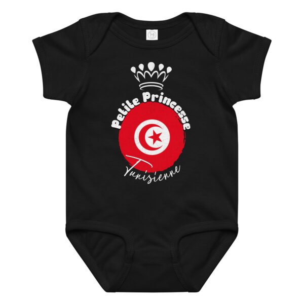 👑 Petite Princesse Tunisienne — Body Bébé Fille en Coton – Image 7