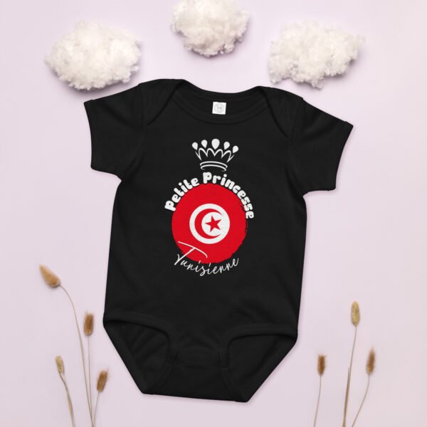 👑 Petite Princesse Tunisienne — Body Bébé Fille en Coton – Image 11