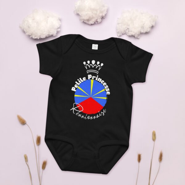 👑 Petite Princesse Réunionnaise — Body bébé fille 100% coton – Image 10