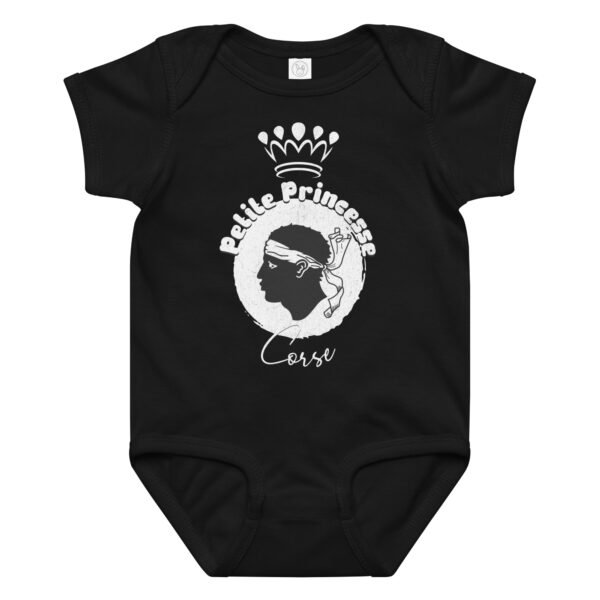 👑 Petite Princesse Corse — Body bébé fille en coton – Image 7