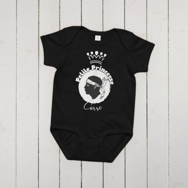 👑 Petite Princesse Corse — Body bébé fille en coton – Image 9