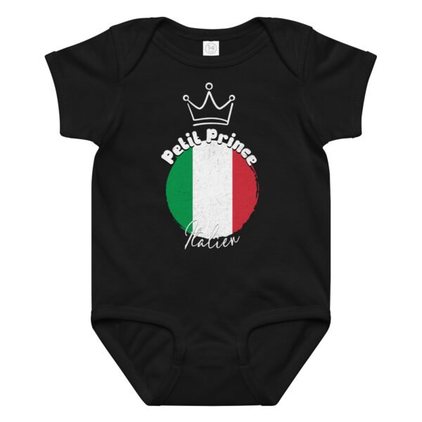 Petit Prince d'Italie : Body Bébé Garçon aux Couleurs de l'Héritage Italien – Image 7
