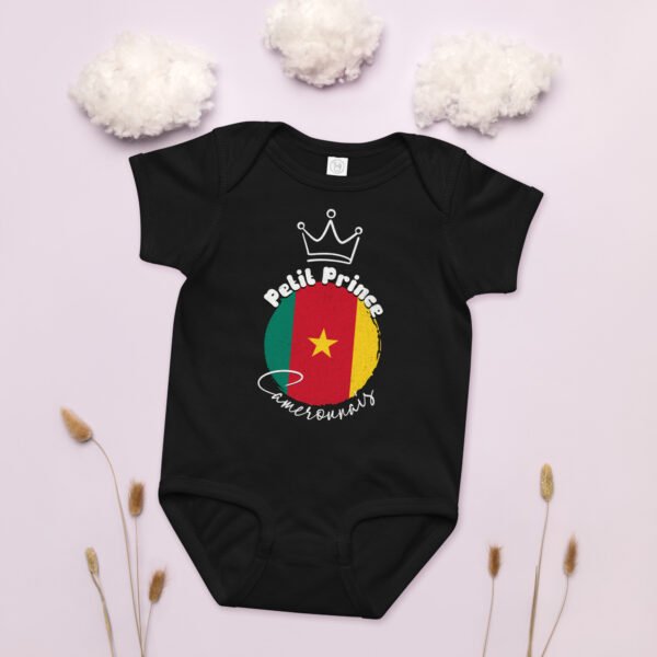 🦁 Petit Prince du Cameroun — Body Bébé Garçon 100% Coton – Image 11