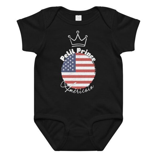🇺🇸 Petit prince Américain — Body bébé garçon 100% coton – Image 7