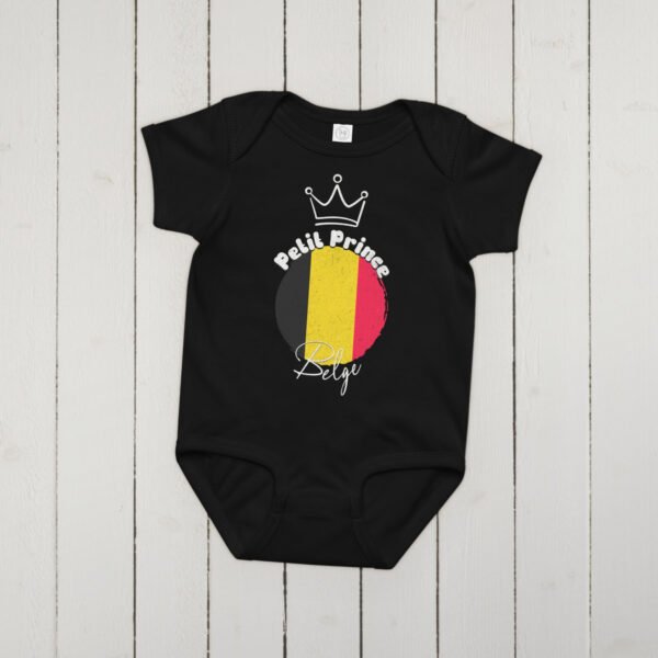 👑 Petit Prince Belge — Body bébé garçon 100% coton – Image 9