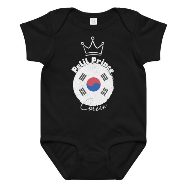 Body Bébé Garçon "Petit Prince Coréen" - 100% Coton 🇰🇷 – Image 7