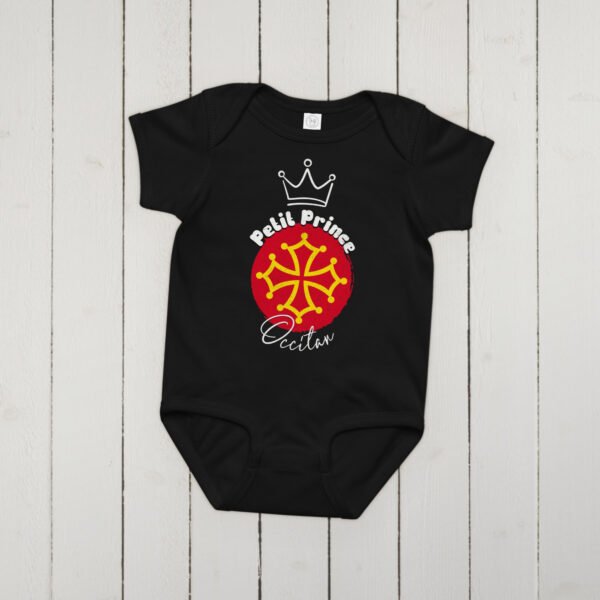 👑 Petit prince d'Occitanie — Body bébé garçon 100% coton – Image 10