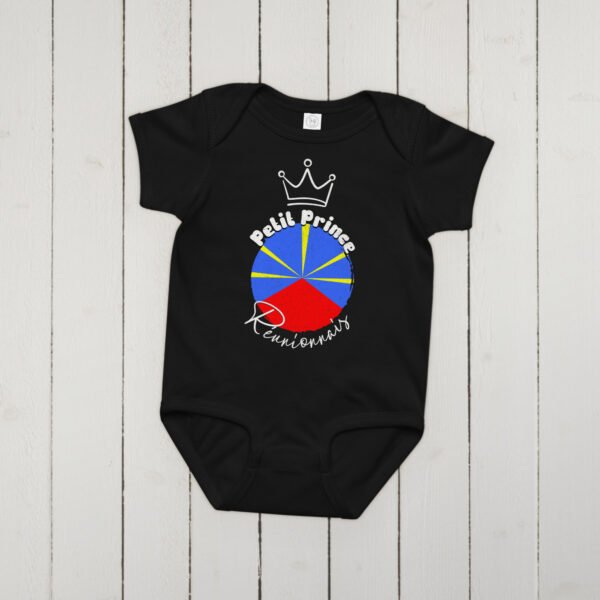 🌋 Petit Prince Réunionnais — Body bébé garçon 100% coton – Image 9