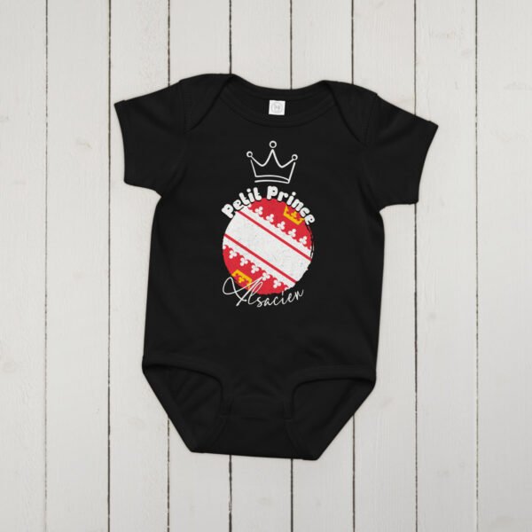 👑 Petit Prince Alsacien — Body bébé garçon 100% coton – Image 9