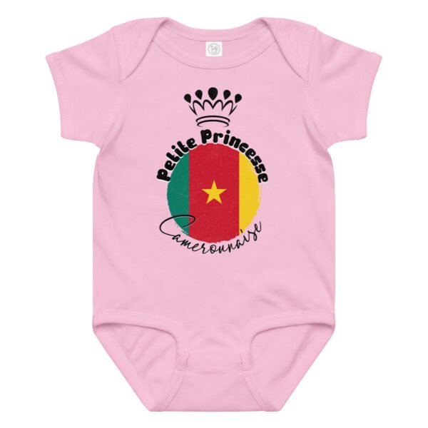 👑 Petite Princesse du Cameroun — Body Bébé Fille 100% Coton – Image 6