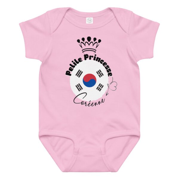 Body Bébé Fille "Petite Princesse Coréenne" - 100% Coton – Image 6