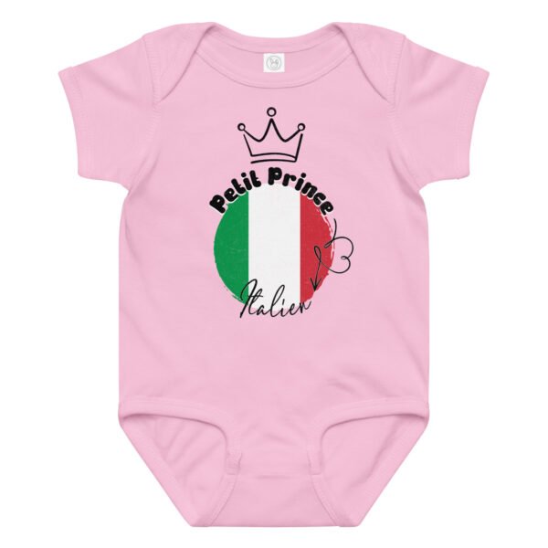 Petit Prince d'Italie : Body Bébé Garçon aux Couleurs de l'Héritage Italien – Image 6