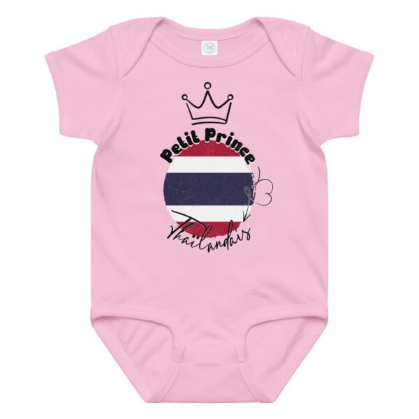 👑 Petit Prince de Thaïlande — Body Bébé Garçon 100% Coton – Image 6