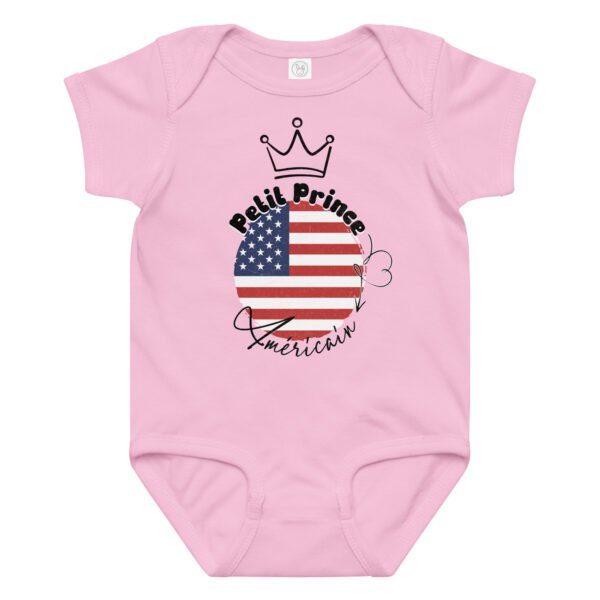 🇺🇸 Petit prince Américain — Body bébé garçon 100% coton – Image 6