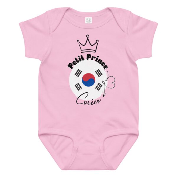 Body Bébé Garçon "Petit Prince Coréen" - 100% Coton 🇰🇷 – Image 6