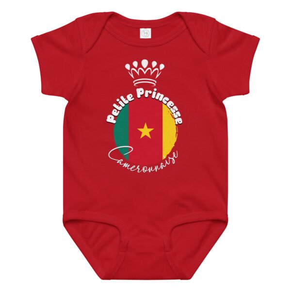 👑 Petite Princesse du Cameroun — Body Bébé Fille 100% Coton – Image 12