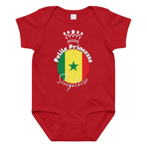 👑 Petite Princesse Sénégalaise — Body bébé fille 100% coton – Image 12