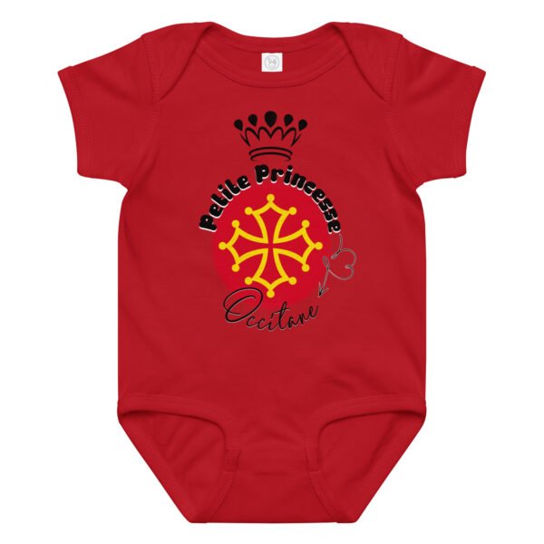 👑 Petite princesse d'Occitanie — Body bébé fille 100% coton – Image 7