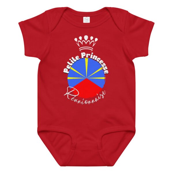 👑 Petite Princesse Réunionnaise — Body bébé fille 100% coton – Image 12