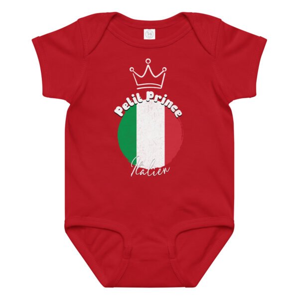 Petit Prince d'Italie : Body Bébé Garçon aux Couleurs de l'Héritage Italien – Image 12