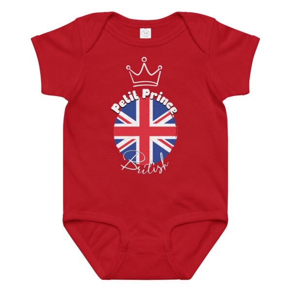 👑 Petit Prince du Royaume-Uni — Body bébé garçon 100% coton – Image 12
