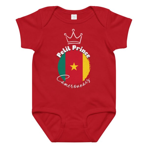 🦁 Petit Prince du Cameroun — Body Bébé Garçon 100% Coton – Image 12
