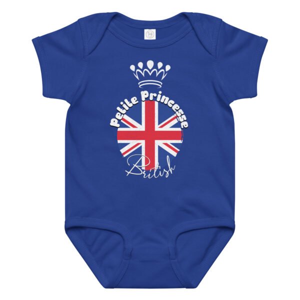 👑 Petite Princesse Britannique — Body bébé fille 100% coton – Image 13