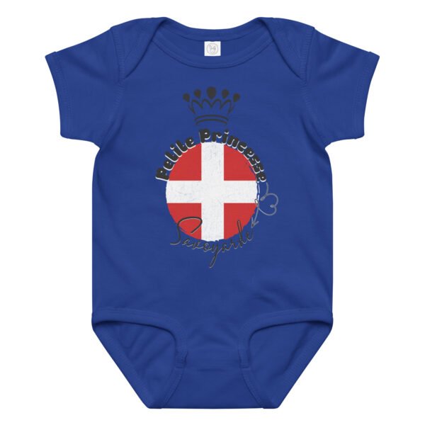 👑 Petite Princesse Savoyarde — Body Bébé Fille en Coton – Image 8