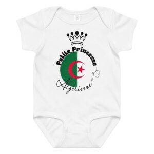 👑 Body Petite Princesse Algérienne — Body pour fille “Confort & Finesse” 🇩🇿