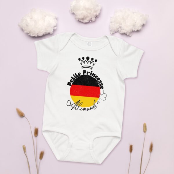 Petite Princesse d'Allemagne — cadeau Body Bébé Fille en Coton – Image 5