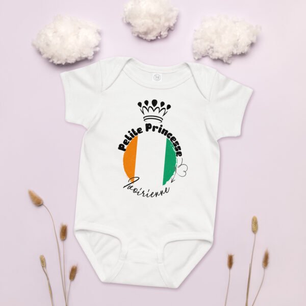 Petite Princesse Ivoirienne - Body bébé fille en coton – Image 5