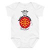 👑 Petite princesse d'Occitanie — Body bébé fille 100% coton