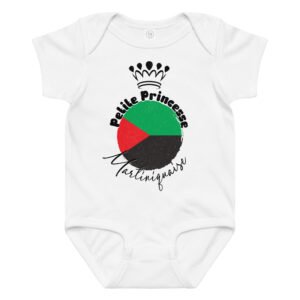 👑 Body Petite Princesse Martiniquaise - Un écrin de douceur pour les bébé des Antilles