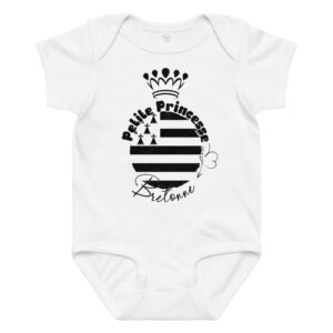 👸 Petite Princesse Bretonne - Body bébé fille 100% coton