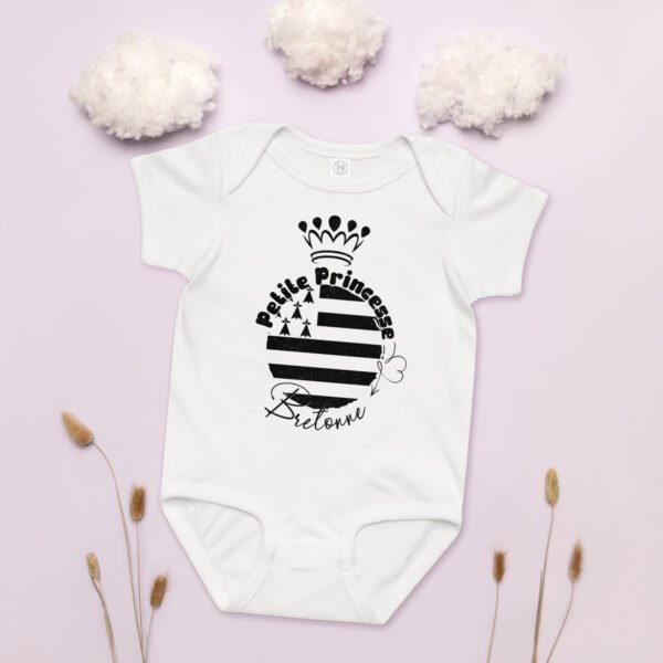 👸 Petite Princesse Bretonne - Body bébé fille 100% coton – Image 5
