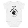 👑 Petite Princesse Corse — Body bébé fille en coton