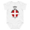 👑 Petite Princesse Savoyarde — Body Bébé Fille en Coton