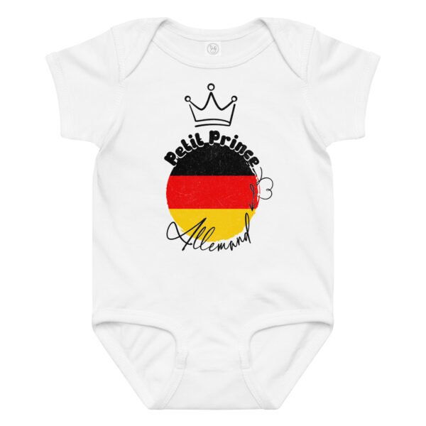 Petit Prince d'Allemagne — Body Bébé 100% Coton