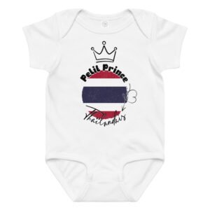 👑 Petit Prince de Thaïlande — Body Bébé Garçon 100% Coton