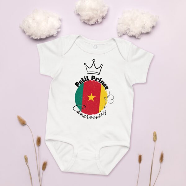 🦁 Petit Prince du Cameroun — Body Bébé Garçon 100% Coton – Image 5