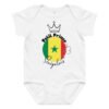 👑 Petit Prince Sénégalais — Body bébé garçon 100% coton
