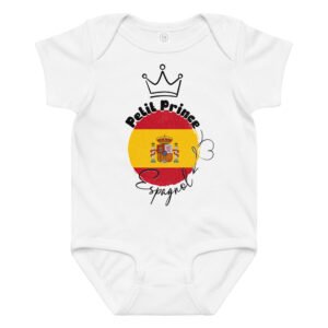 Body Petit Prince Espagnol - 100% Coton pour Bébé Garçon 🇪🇸